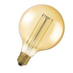 Osram Vintage 1906 LED E27 Globe Filament Gold 125mm 8.8W 806lm - 822 Extra Warm White | Dimmable