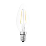 Ledvance Classic LED E14 Kerze Fadenlampe Klar 2.5W 250lm - 827 | Ersatz für 25W