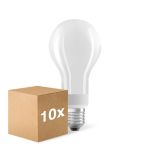 Mehrfachpackung 10x Ledvance Classic LED E27 Birne Fadenlampe Matt 18W 2452lm - 827  | Dimmbar - Ersatz Für 150W
