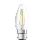 Osram Classic LED B22d Kerze Fadenlampe Klar 4W 470lm - 827  | Ersatz für 40W