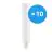 Lot 10x Ledvance Dulux-D LED 9W - 830  | Remplacement 26W