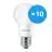 Lot 10x Philips Corepro LED Ampoule E27 Poire Dépolie 5W 470lm - 930 Blanc Chaud | Meilleur rendu des couleurs - Équivalent 40W