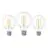 Lot 3x Eglo LED Globe E27 Filament Claire 12W 470lm - 827 Blanc Très Chaud | Remplacement 40W