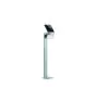 Steinel LED Lampadaire extérieur XSolar GL-S Post Argent 150lm - 840 | Solar - Détecteur de Mouvement et de Lumière 