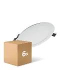 Lot 6x Ledvance Spot Encastrable LED Value DN180 17W 1350lm 110D - 830  | 192mm 